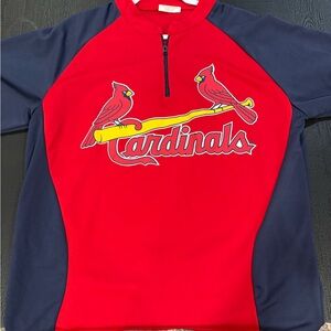 Red and Blue Cardinals Quarter-Zip Pullover